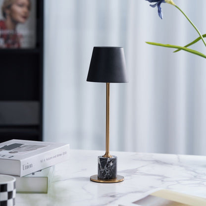 Mabréa | Lampe de Table Rechargeable – Base noire sans fil