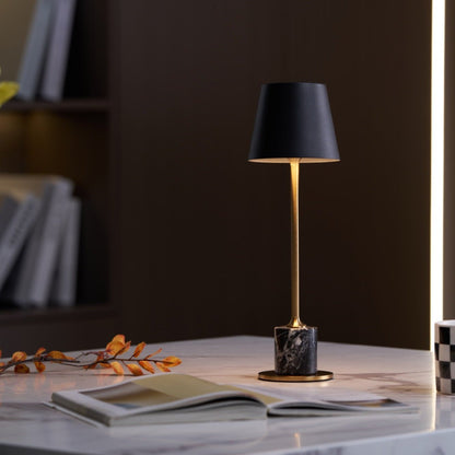 Mabréa | Lampe de Table Rechargeable – Base noire sans fil