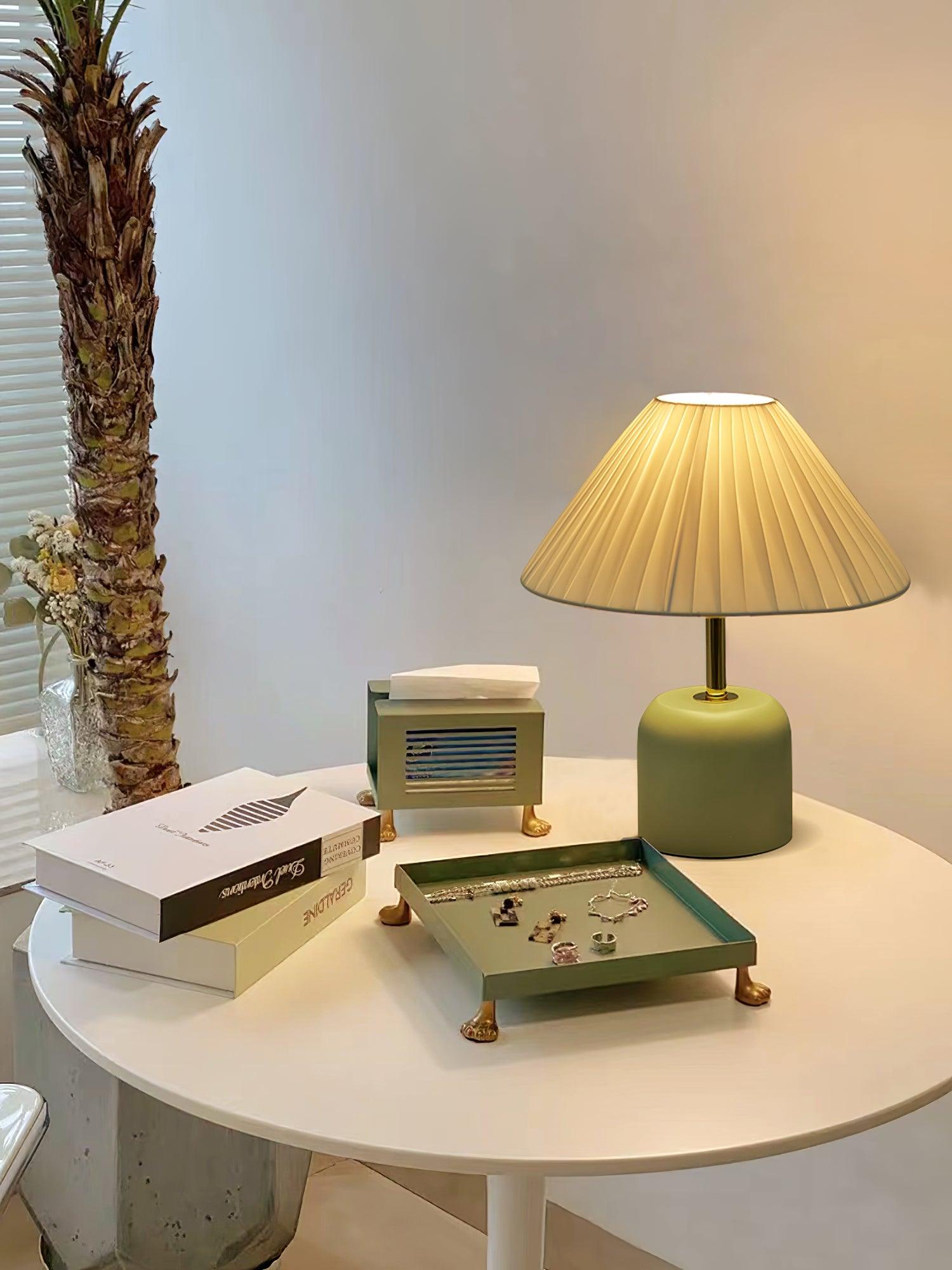 Maréline | Lampe de Table – Lueur apaisante style gravé