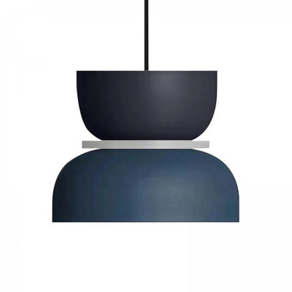 Marenza | Suspension Scandinave – Design Macaron et Élégance Moderne Noir + Marine