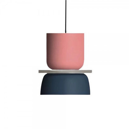 Marenza | Suspension Scandinave – Design Macaron et Élégance Moderne Rose + Marine
