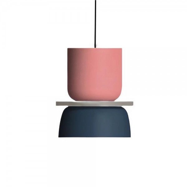 Marenza | Suspension Scandinave – Design Macaron et Élégance Moderne Rose + Marine