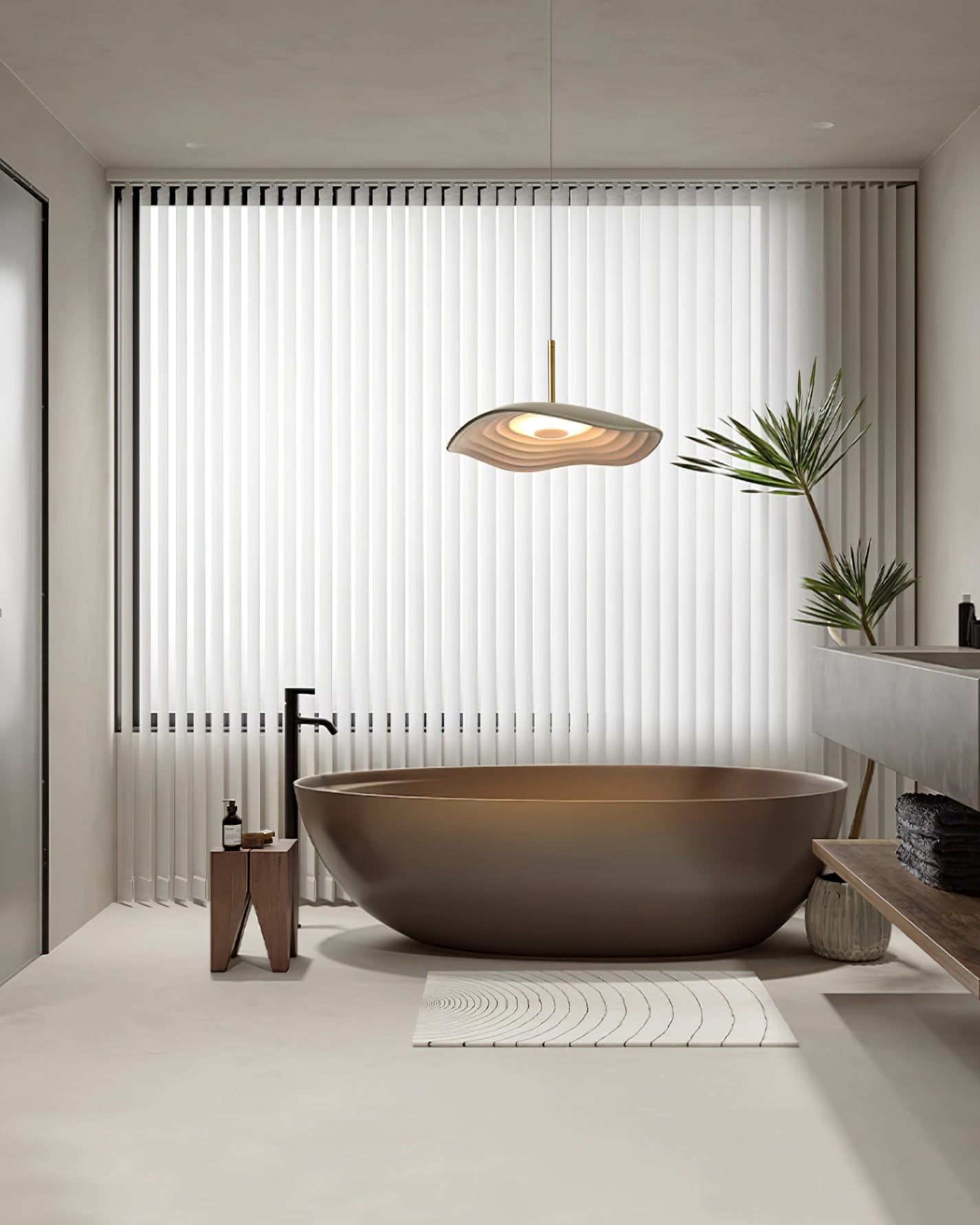 Maréva | Suspension LED – Courbes Élégantes et Éclat Raffiné