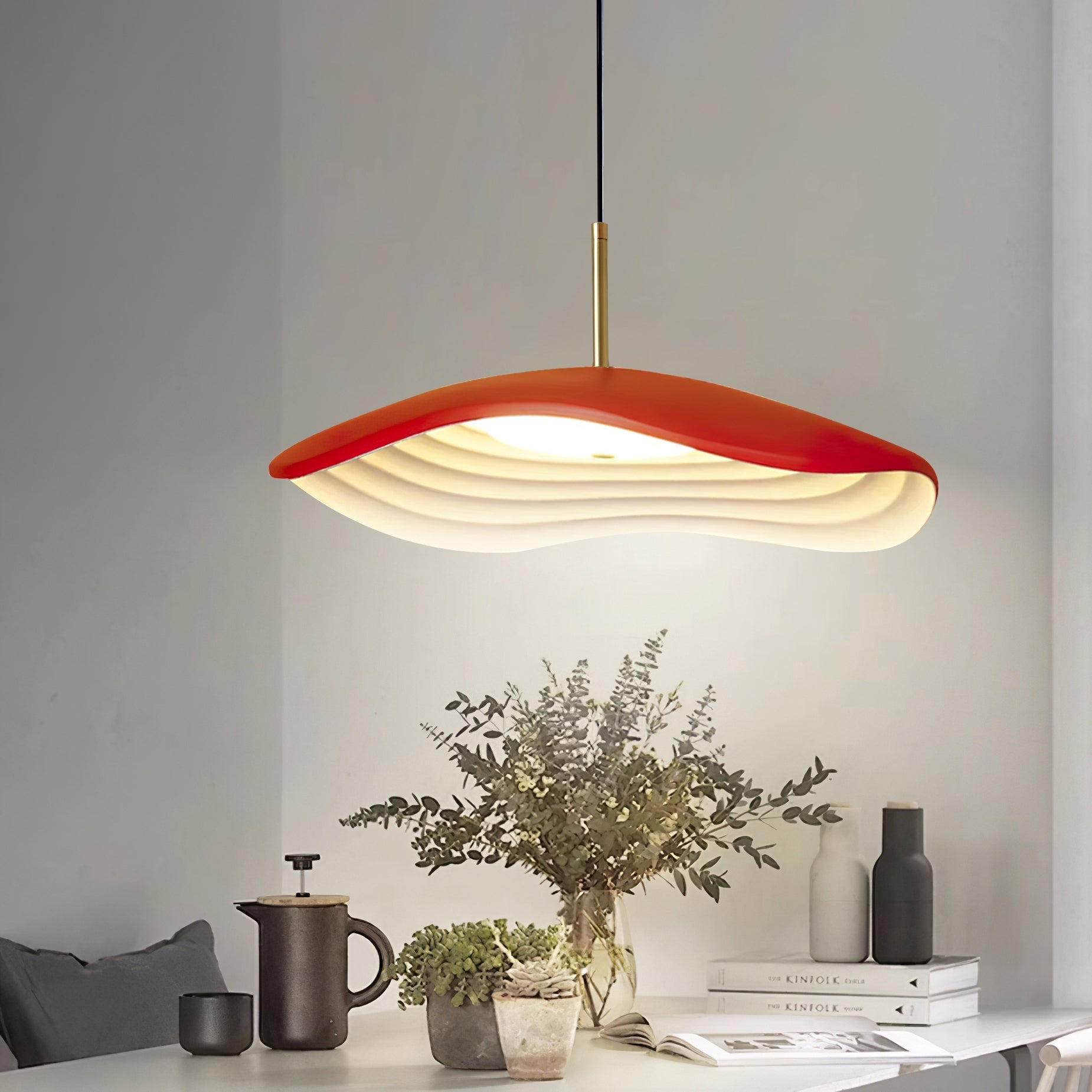 Maréva | Suspension LED – Courbes Élégantes et Éclat Raffiné