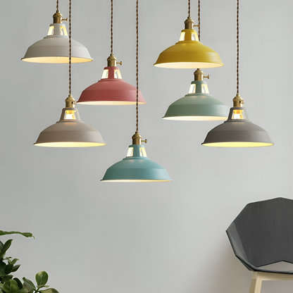 Métallia | Lampe Suspendue – Design Industriel Rétro & Élégant