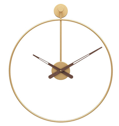 Minéralys | Horloge Murale Moderne – Design Épuré & Élégance Contemporaine Or