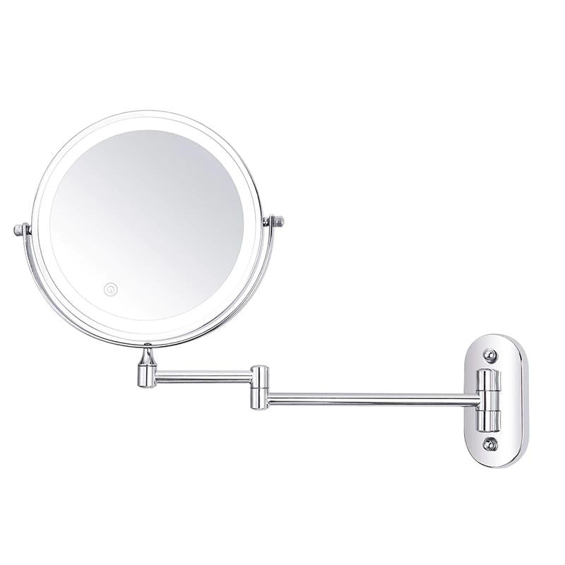 Miréva | Miroir Lumineux LED – Grossissement 5X & Éclairage Rechargeable