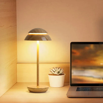 Nivara | Lampe de Table Sans Fil – Rechargeable Tactile et Élégante Bois