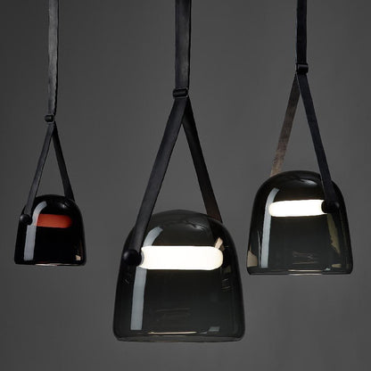 Noctéa | Lampe Suspendue – Verre soufflé LED design contemporain