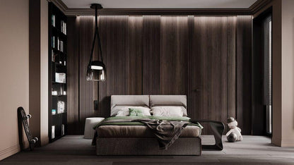 Noctéa | Lampe Suspendue – Verre soufflé LED design contemporain