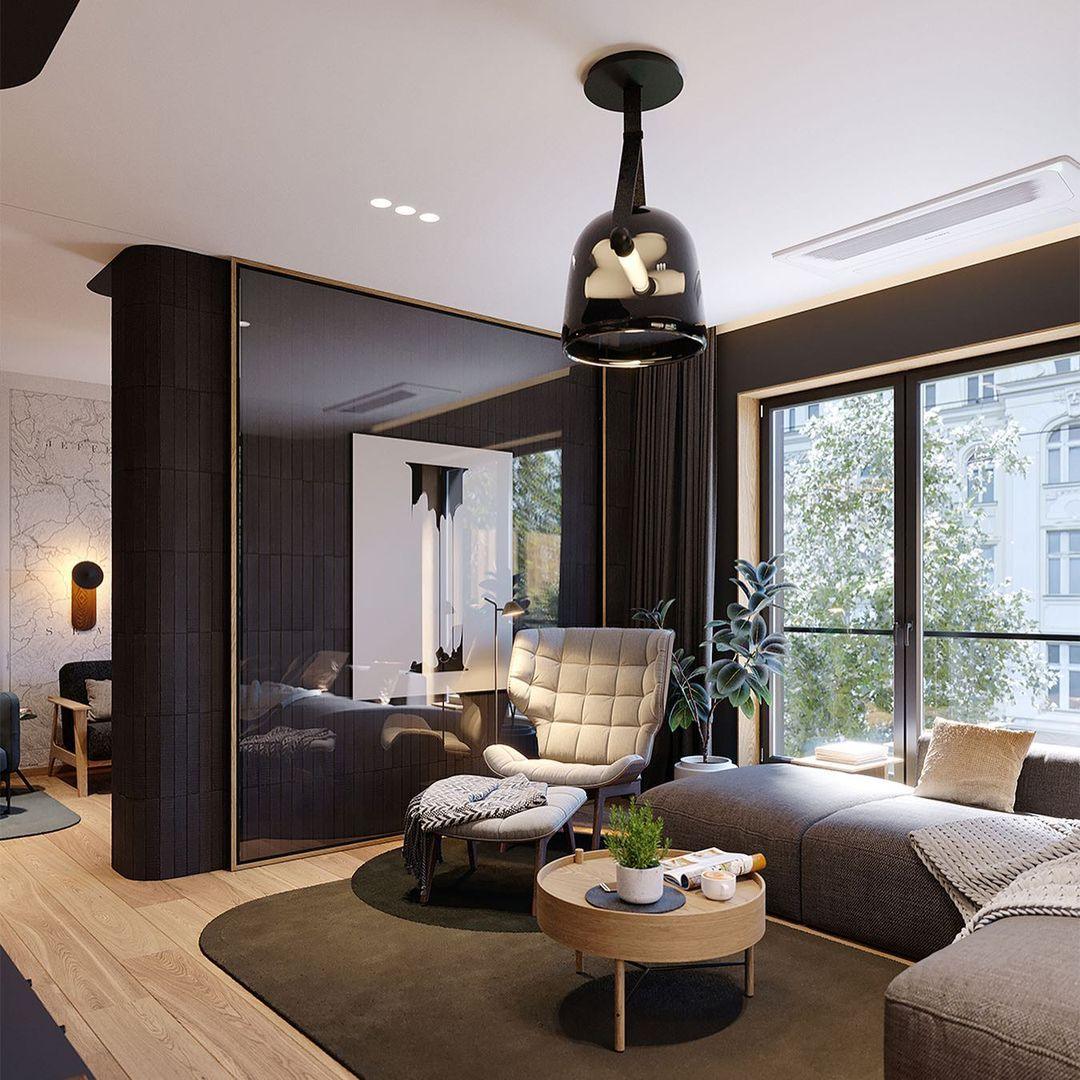 Noctéa | Lampe Suspendue – Verre soufflé LED design contemporain