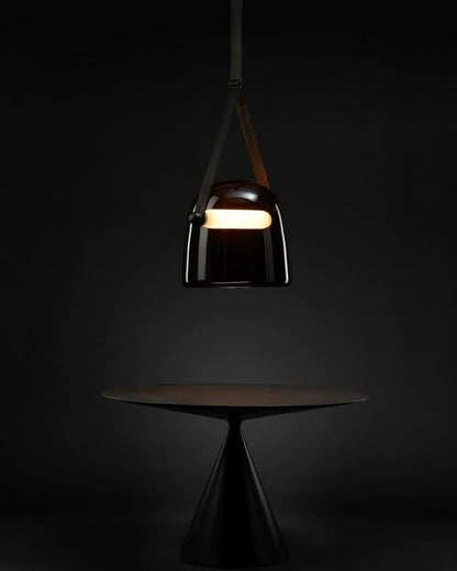 Noctéa | Lampe Suspendue – Verre soufflé LED design contemporain