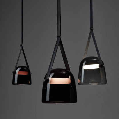 Noctéa | Lampe Suspendue – Verre soufflé LED design contemporain