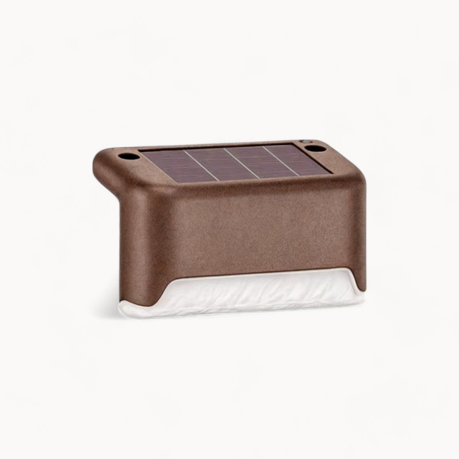 Noctis | Éclairage solaire LED étanche et automatique Marron