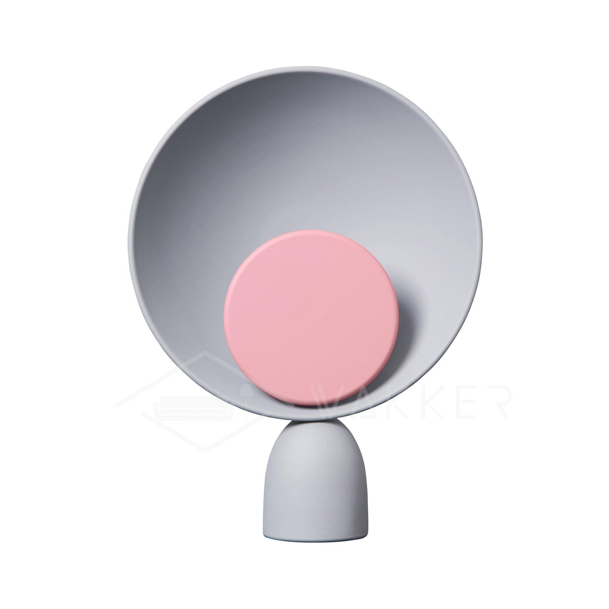 Ondine | Lampe de Table – Design poétique ambiance intime Gris+Rose