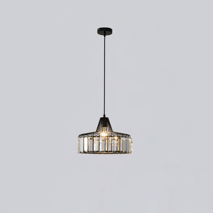Orfina | Lampe Suspendue – Diffusion brillante abat jour cristal
