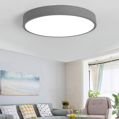 Orivis | Plafonnier LED Ultra-Plat – Éclairage Élégant et Moderne Gris