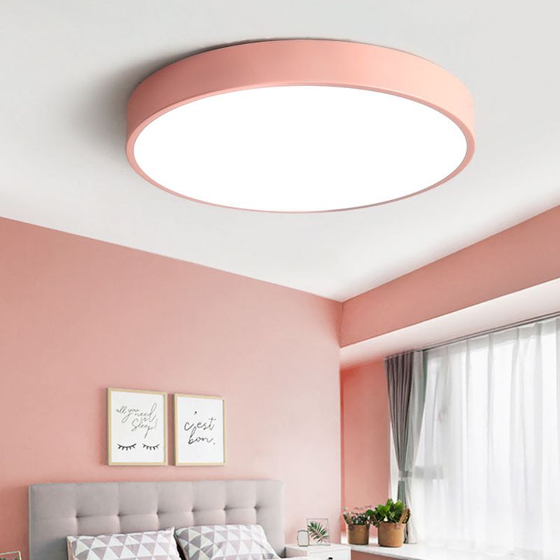 Orivis | Plafonnier LED Ultra-Plat – Éclairage Élégant et Moderne Rouge