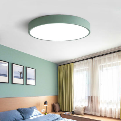 Orivis | Plafonnier LED Ultra-Plat – Éclairage Élégant et Moderne Vert