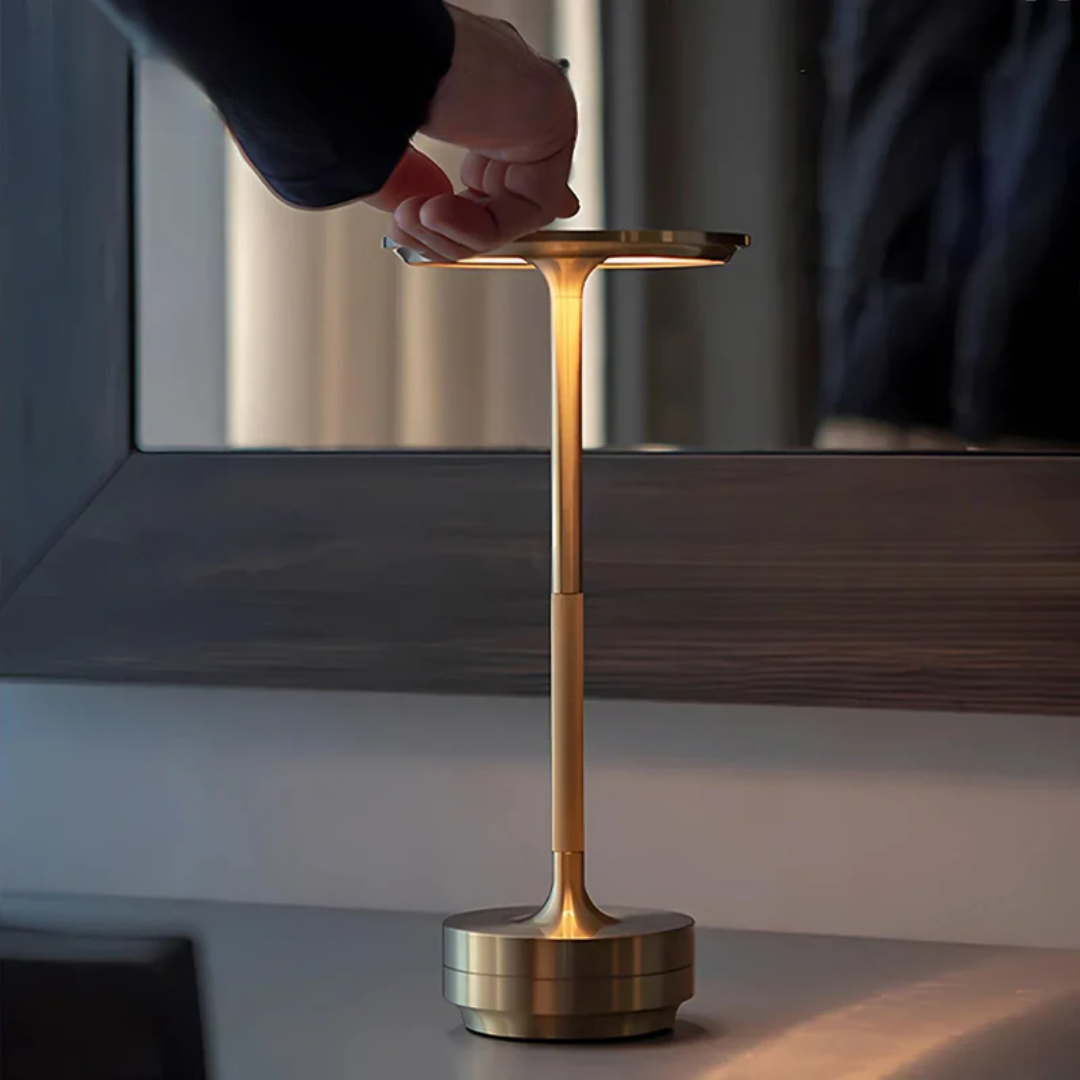 Orrenza | Lampe de Table – Design Moderne et Rechargeable avec Éclairage Dimmable