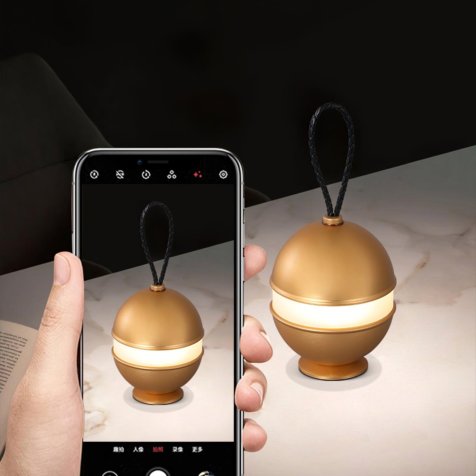 Perléa | Lampe de Table Rechargeable – Perle sans fil tactile