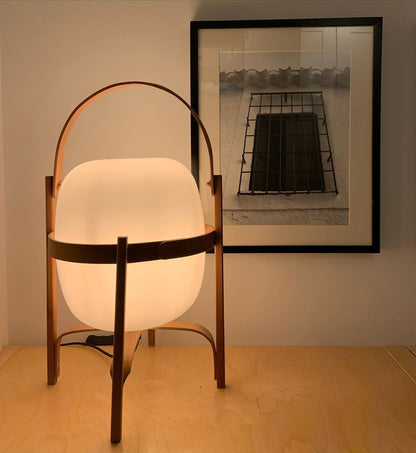 Portalis | Lampe de Table – Design transportable ambiance chaleureuse