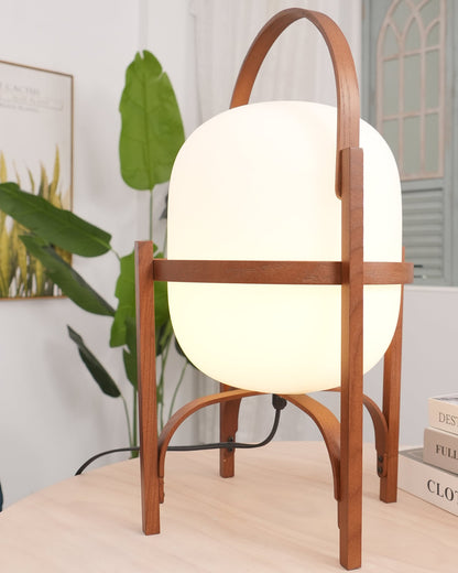 Portalis | Lampe de Table – Design transportable ambiance chaleureuse