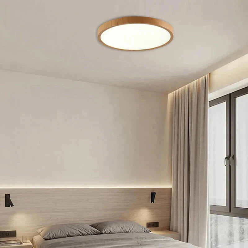 Velistra | Plafonnier Bois – Chic Contemporain et Lumière Douce