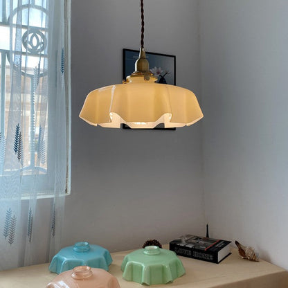 Lunora | Suspension Fleur – Élégance Nostalgique à Lumière Douce