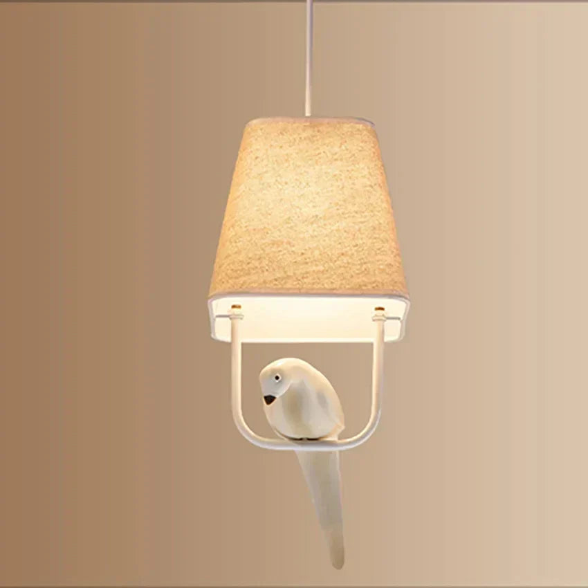 Rotévia | Suspension en Rotin – Éclairage Scandinave Élégant pour Salon & Salle à Manger 1 Oiseau