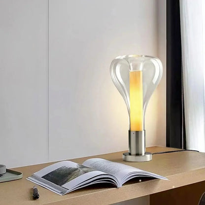 Saphéa | Lampe de Table – Fusion d’Art et de Lumière Transparent