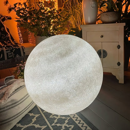 Séléné | Lampe de Table – Surface lunaire lumière douce