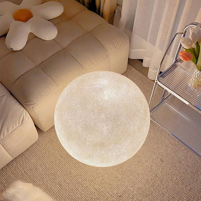 Séléné | Lampe de Table – Surface lunaire lumière douce