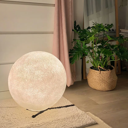 Séléné | Lampe de Table – Surface lunaire lumière douce
