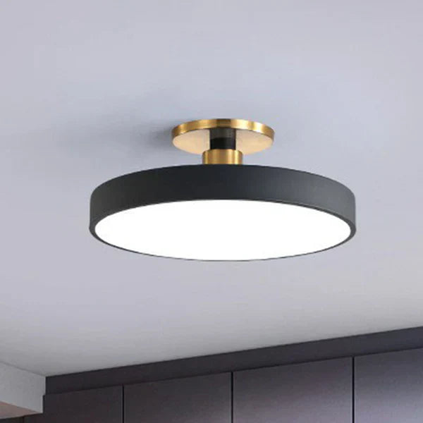 Séroria | Lampe Encastrée LED – Minimalisme Chic et Ambiance Cosy Noir