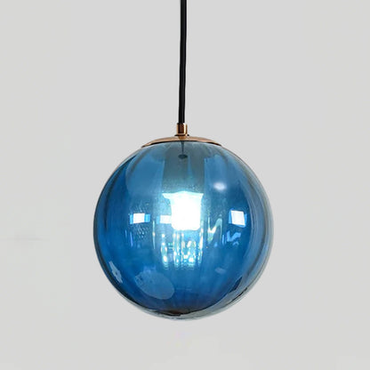 Éloura | Suspension Colorée – Teintes Intenses et Éclairage Chaleureux