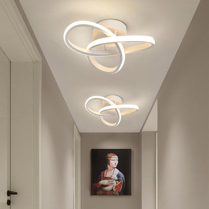 Solarez | Lustre de Plafond – Style Minimaliste et Polyvalent Trèfle blanc