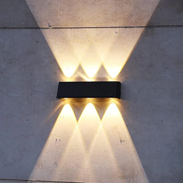 SolarRise | Applique Murale Solaire – Éclairage Double Faisceau Extérieur