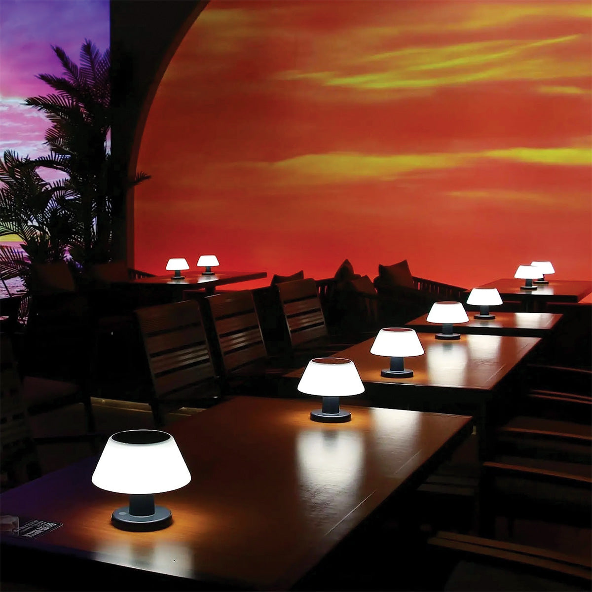 Solène | Lampe de Table Solaire LED Extérieure IP65