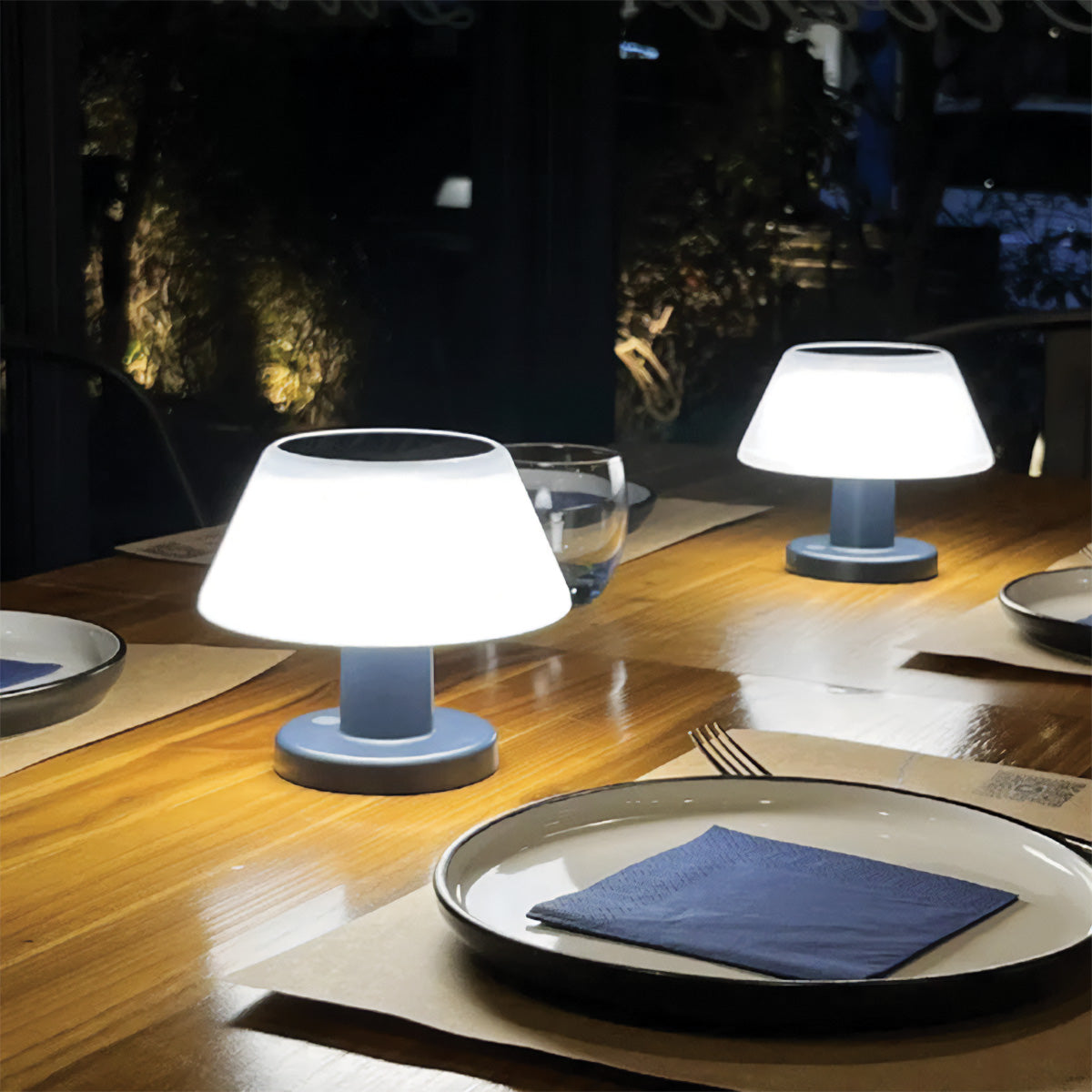 Solène | Lampe de Table Solaire LED Extérieure IP65