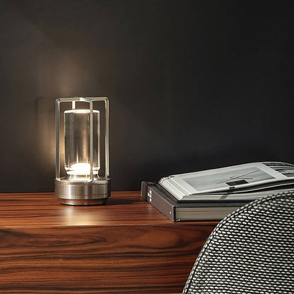 Solynia | Lampe de Table Sans Fil – Éclairage Tactile et Ambiance Luxueuse