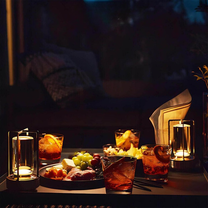 Solynia | Lampe de Table Sans Fil – Éclairage Tactile et Ambiance Luxueuse