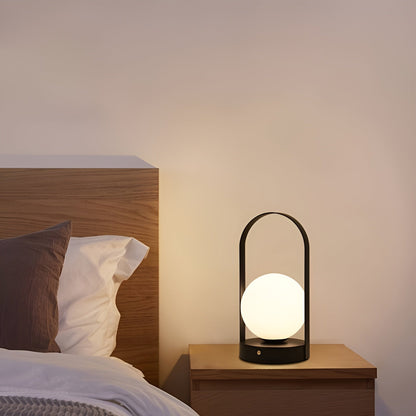 Sphéria | Lampe de Table Sans Fil – Design Sphérique Rechargeable et Tactile
