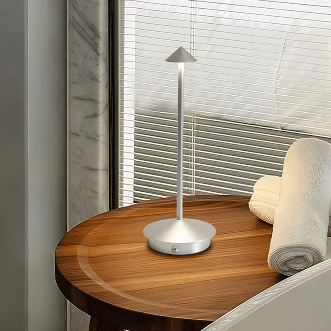 Tactilux | Lampe de Table Sans Fil – Tactile & Rechargeable