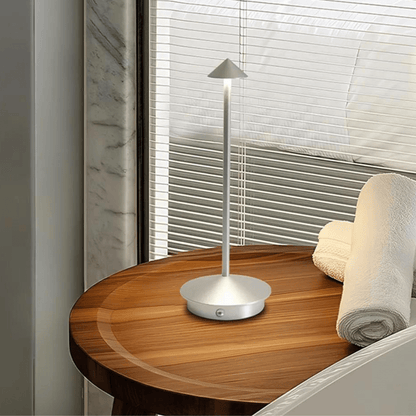 Tactilux | Lampe de Table Sans Fil – Tactile & Rechargeable