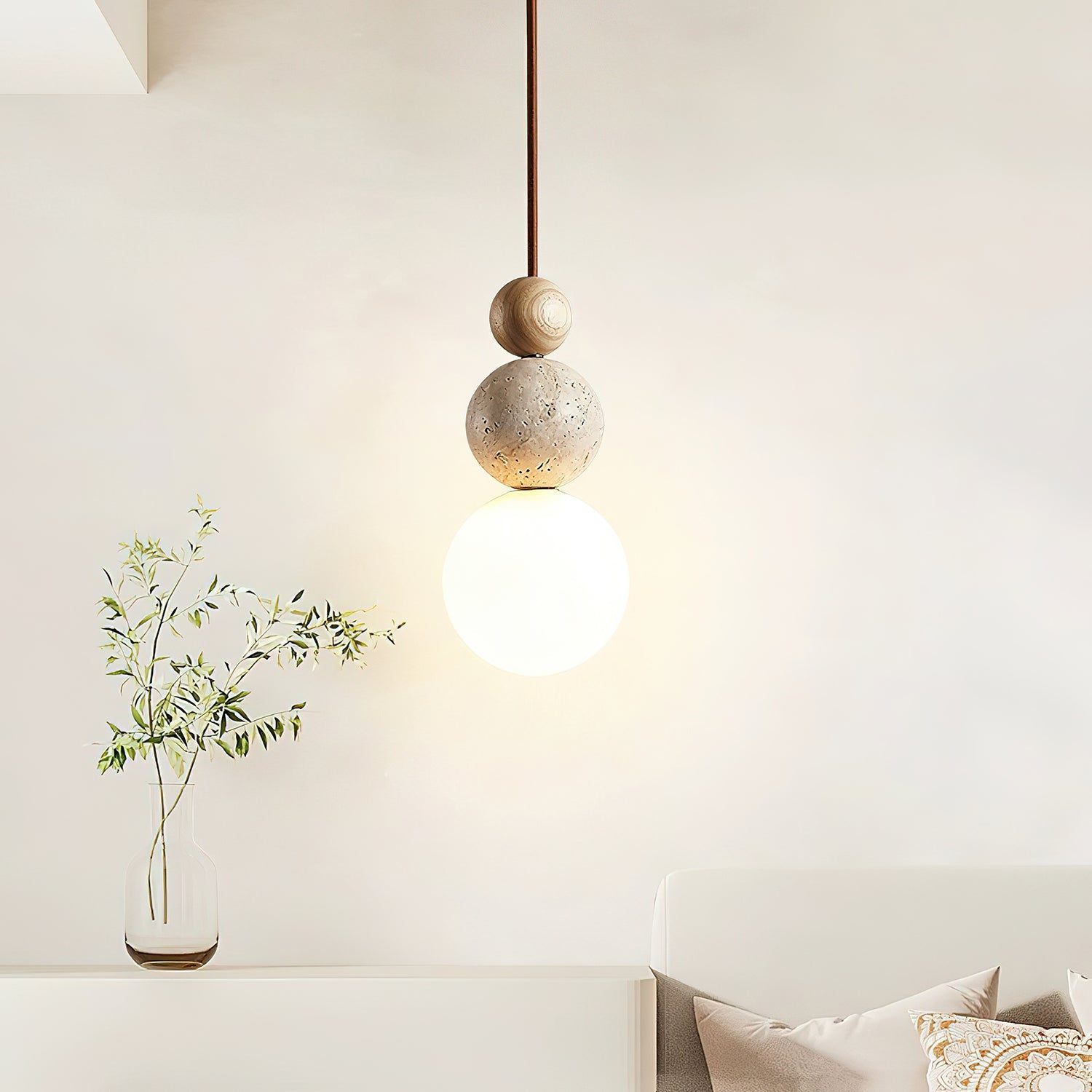 Terranova | Lampe Suspendue – Élégance naturelle design harmonieux