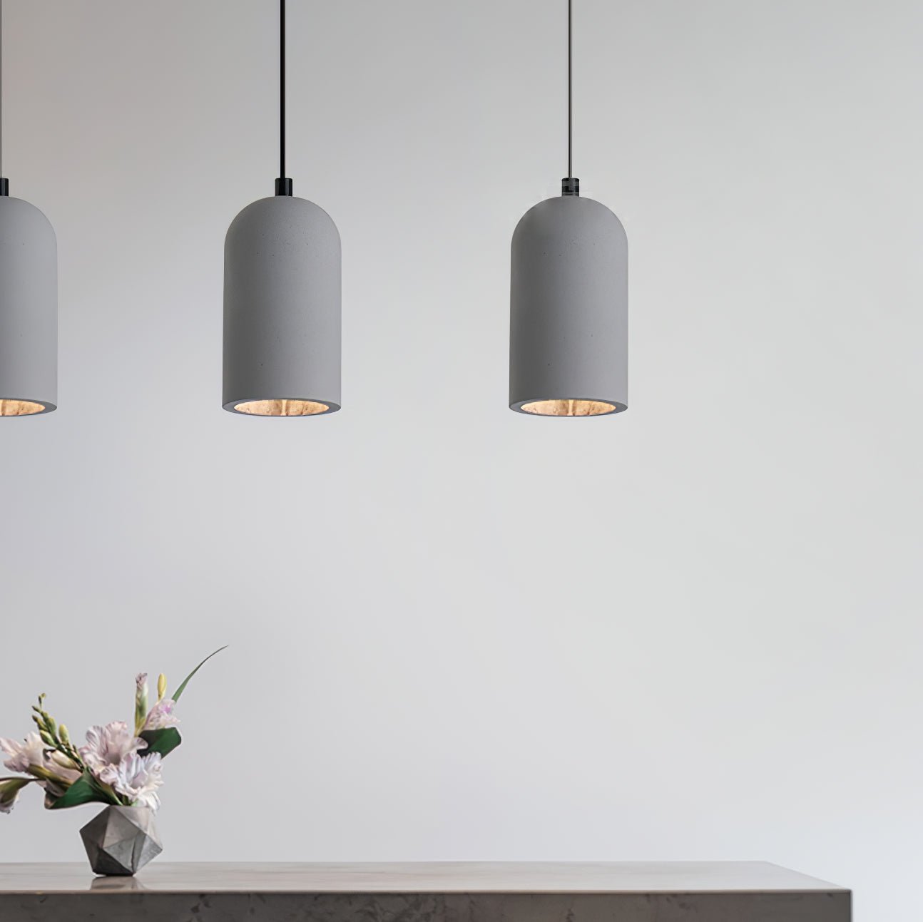 Terrazia | Lampe Suspendue – Béton recyclé design durable moderne