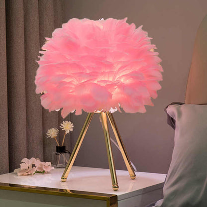 Veluaria | Lampe de Table – Éclairage Dimmable et Ambiance Cocooning Rose