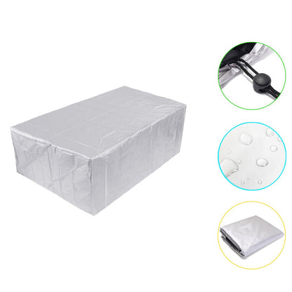 Vérasol | Housse de Meuble d’Extérieur – Protection Imperméable Toutes Saisons Argent