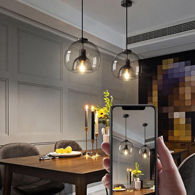 Veylana | Suspension en Verre – Élégance Moderne et Hauteur Réglable